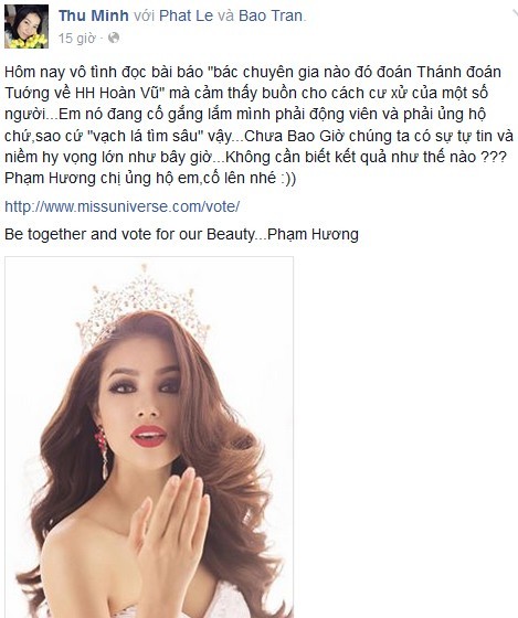 Sao Viet du doan Pham Huong lot top 3 Miss Universe-Hinh-6